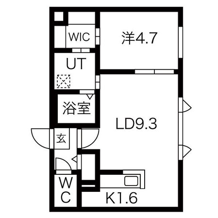 北１３条東駅 徒歩9分 3階の物件間取画像